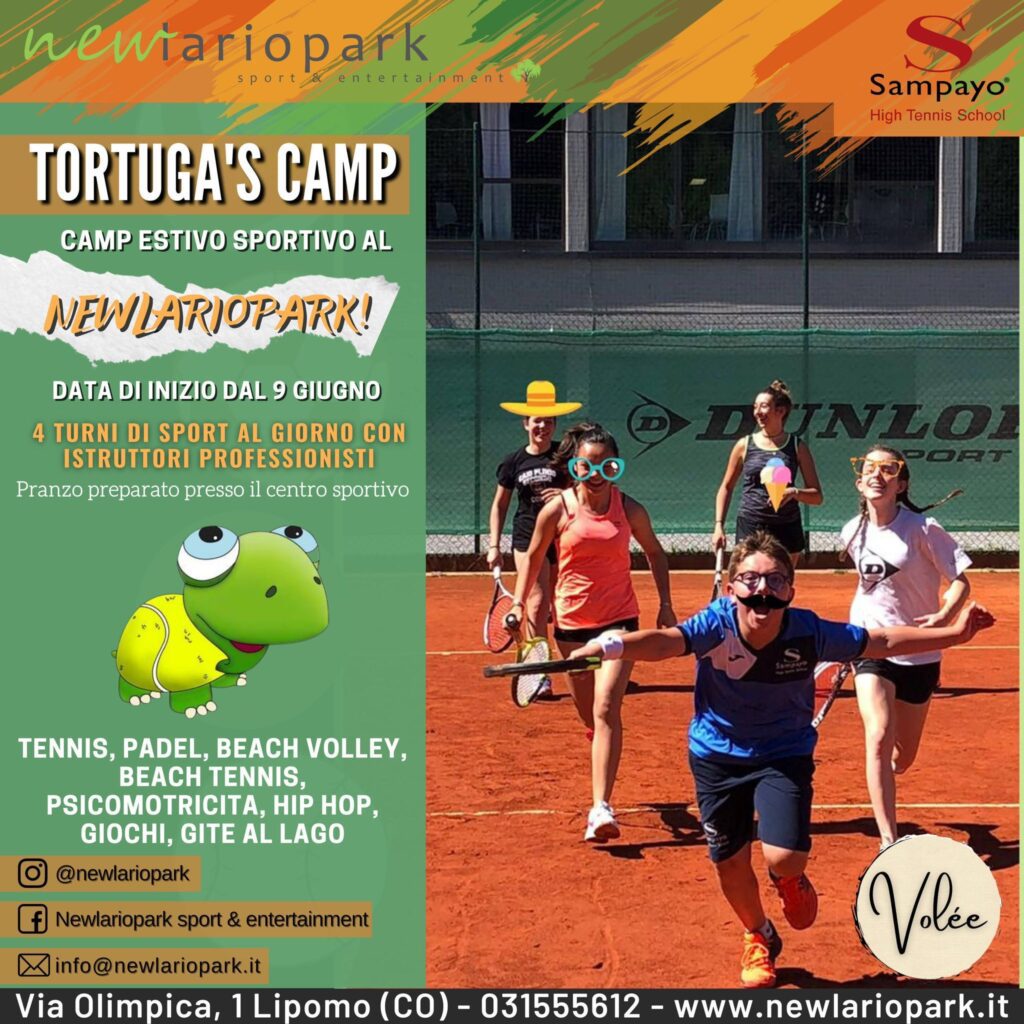 tortuga's camp 2022 newlariopark tennis como